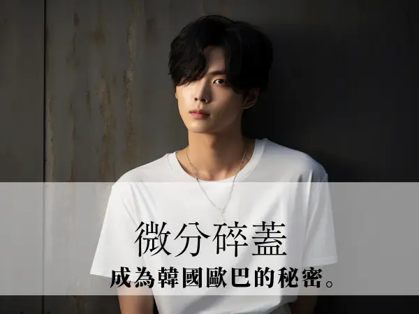 男生韓式微分碎蓋髮型